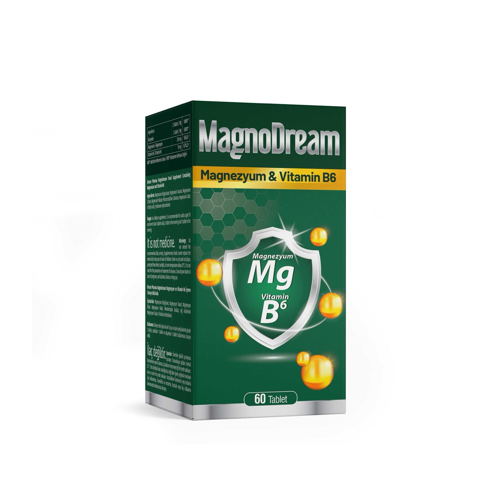 Magnodream Magnezyum& B6 Vitamin